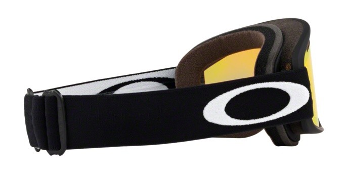Maschere da Sci e Snowboard Oakley O-Frame 2.0 Pro M OO 7113 (711301) colore matte black forma irregolare lenti fire iridium & persimmon