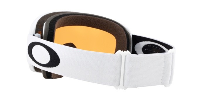 Skibrillen und Snowboard masken Oakley O-Frame 2.0 Pro M OO 7113 (711306) farbe matte white form unregelmäßig gläser persimmon & dark grey