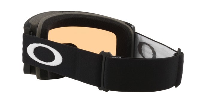 Ski and snowboard goggles Oakley Target Line L OO 7120 (712002) color matte black shape irregular lenses persimmon