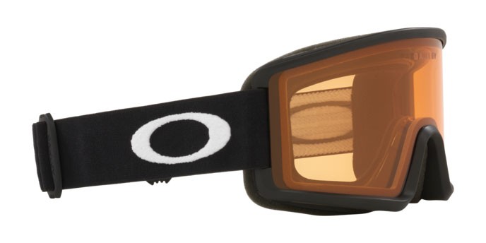 Ski and snowboard goggles Oakley Target Line L OO 7120 (712002) color matte black shape irregular lenses persimmon