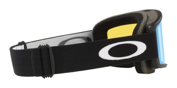 Skibrillen und Snowboard masken Oakley Target Line L OO 7120 (712004) farbe matte black form unregelmäßig gläser hi yellow