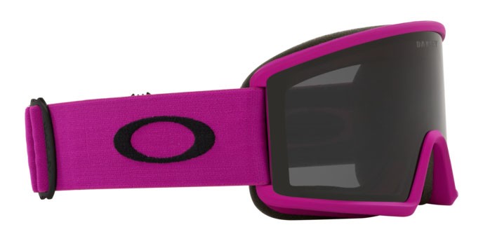 Skibrillen und Snowboard masken Oakley Target Line L OO 7120 (712012) farbe ultra purple form unregelmäßig gläser dark grey
