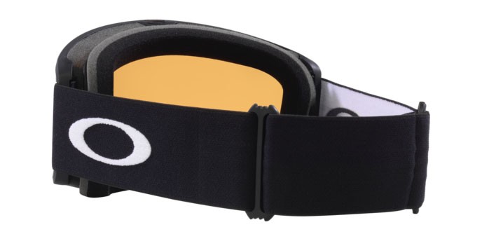 Ski and snowboard goggles Oakley Target Line L OO 7120 (712018) color nero opaco shape mask lenses prizm snow persimmon