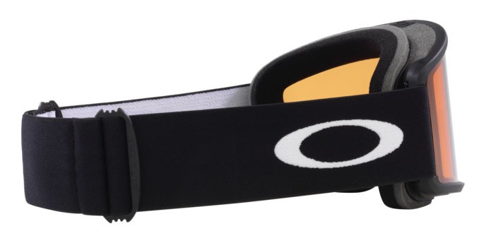 Ski and snowboard goggles Oakley Target Line L OO 7120 (712018) color nero opaco shape mask lenses prizm snow persimmon