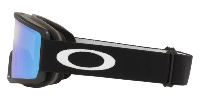 Skibrillen und Snowboard masken Oakley Target Line M OO 7121 (712104) farbe matte black form unregelmäßig gläser hi yellow