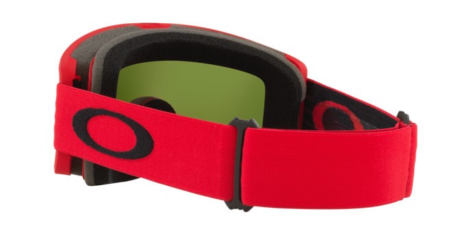 Skibrillen und Snowboard masken Oakley Target Line M OO 7121 (712109) farbe redline form unregelmäßig gläser fire iridium