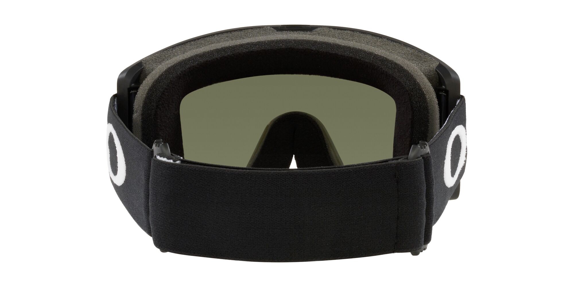 Maschere da Sci e Snowboard Oakley Target Line M OO 7121 (712114) colore nero opaco forma mask lenti violet iridium