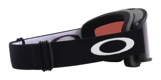 Maschere da Sci e Snowboard Oakley Target Line M OO 7121 (712116) colore nero opaco forma mask lenti prizm snow dark grey