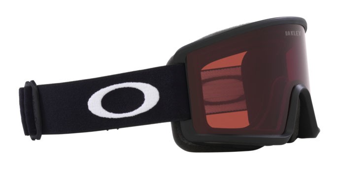 Maschere da Sci e Snowboard Oakley Target Line M OO 7121 (712116) colore nero opaco forma mask lenti prizm snow dark grey