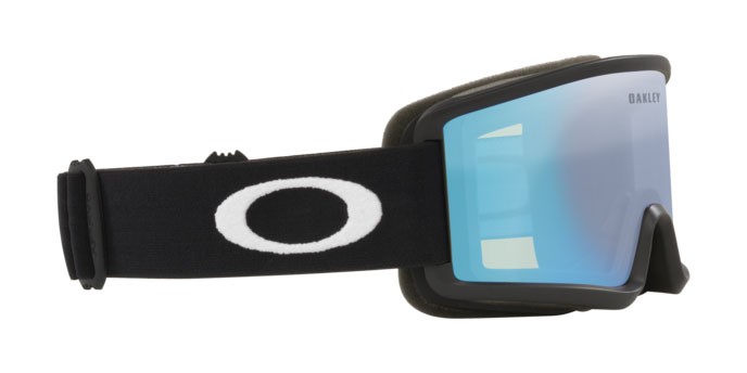 Ski and snowboard goggles Oakley Target Line S OO 7122 (712204) color matte black shape irregular lenses hi yellow