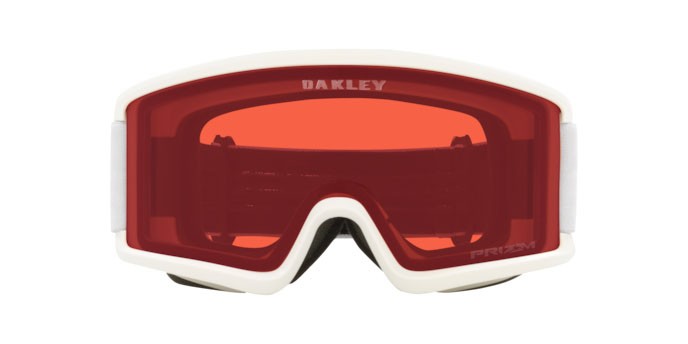 Skibrillen und Snowboard masken Oakley Target Line S OO 7122 (712220) farbe bianco opaco form maske gläser prizm snow rose
