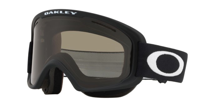Skibrillen und Snowboard masken Oakley O-Frame 2.0 Pro M OO 7125 (712502) farbe matte black form unregelmäßig gläser dark grey