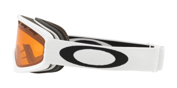Ski and snowboard goggles Oakley O-Frame 2.0 Pro S OO 7126 (712603) color matte white shape irregular lenses persimmon