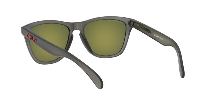Sonnenbrillen Oakley Frogskins OO 9013 (9013F8) farbe matte grey smoke form quadratisch gläser prizm ruby polarized