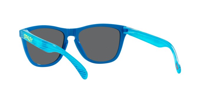 Sonnenbrillen Oakley Frogskins OO 9013 (9013K3) farbe hi res polished sapphire form quadratisch gläser prizm black
