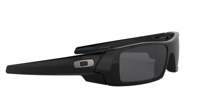 Sonnenbrillen Oakley Gascan OO 9014 (03-471) farbe polished black form rechteckig gläser grey