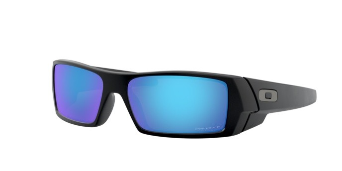 Sonnenbrillen Oakley Gascan OO 9014 (901450) farbe matte black form rechteckig gläser prizm sapphire polarized