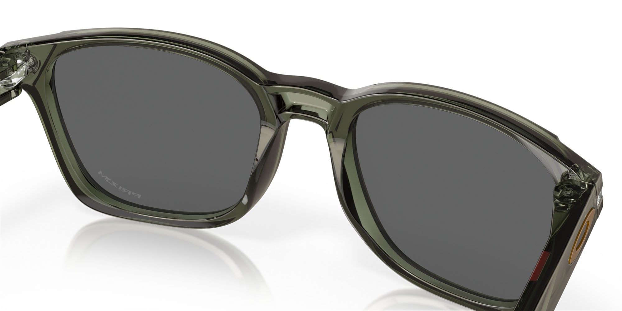 Occhiali da sole Oakley Ojector OO 9018 (901813) colore verde oliva/inchiostro forma rettangolare lenti prizm black