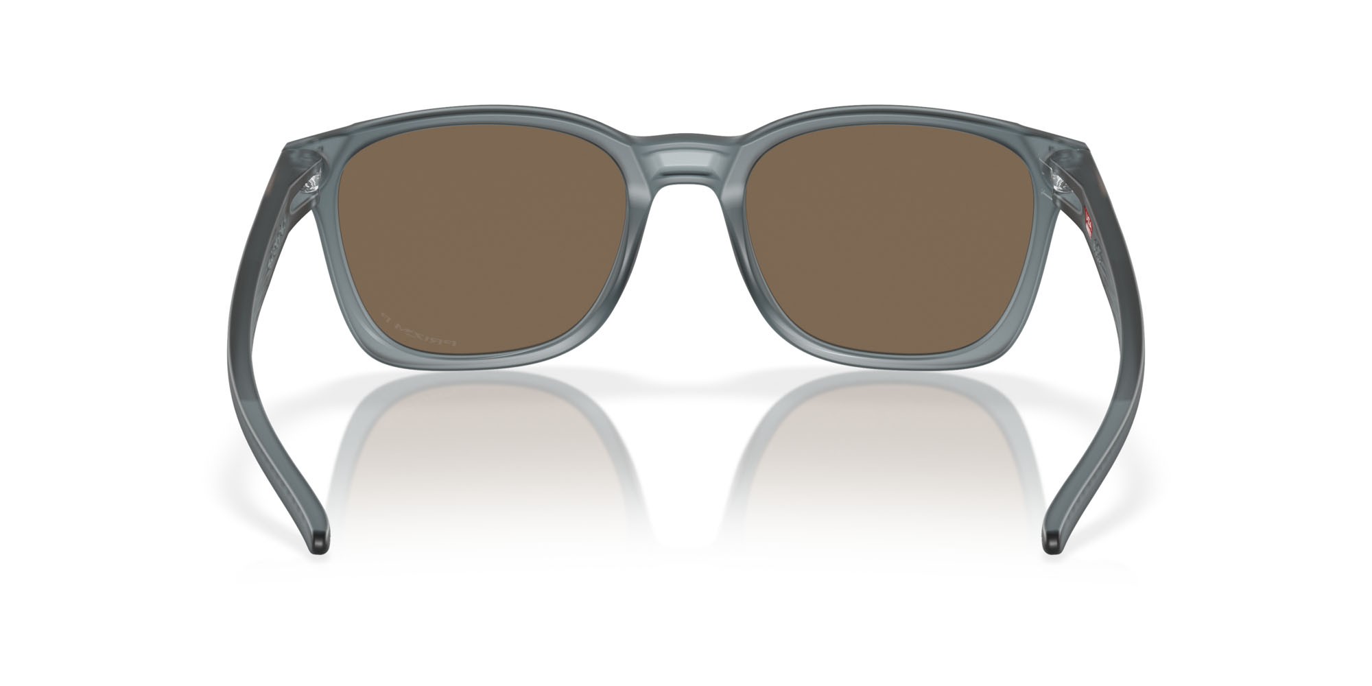 Sonnenbrillen Oakley Ojector OO 9018 (901816) farbe nero cristallo opaco form rechteckig gläser prizm rose gold polarized