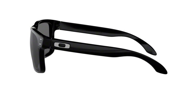 Sonnenbrillen Oakley Holbrook OO 9102 (910202) farbe polished black form quadratisch gläser grey polarized