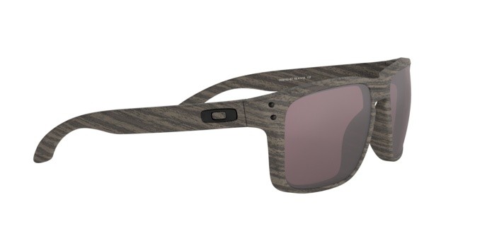 Sonnenbrillen Oakley Holbrook OO 9102 (9102B7) farbe woodgrain form quadratisch gläser prizm daily polarized