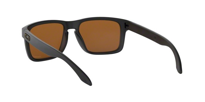 Occhiali da sole Oakley Holbrook OO 9102 (9102D7) colore matte black forma quadrato lenti prizm tungsten polarized