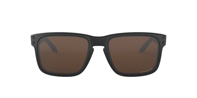 Occhiali da sole Oakley Holbrook OO 9102 (9102D7) colore matte black forma quadrato lenti prizm tungsten polarized
