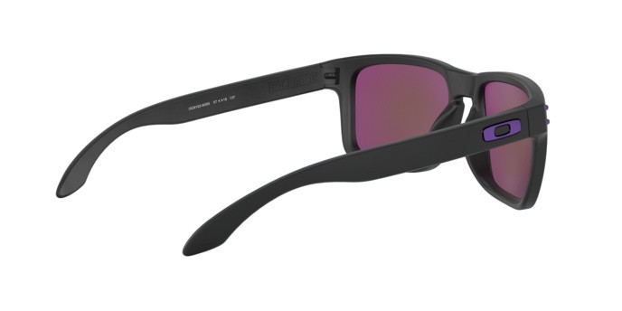 Sonnenbrillen Oakley Holbrook OO 9102 (9102K6) farbe matte black form quadratisch gläser prizm violet