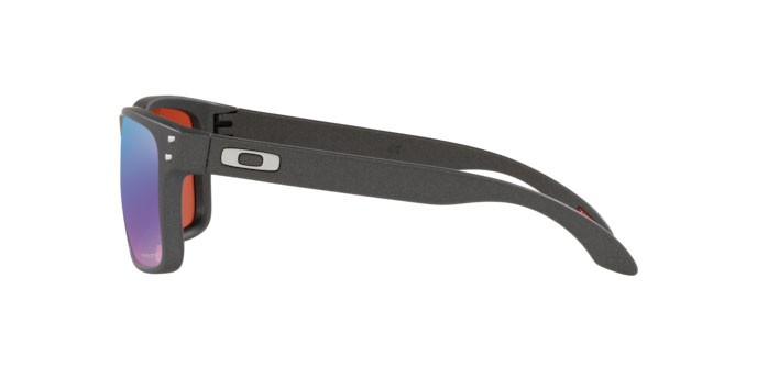 Sonnenbrillen Oakley Holbrook OO 9102 (9102U5) farbe steel form quadratisch gläser prizm snow sapphire