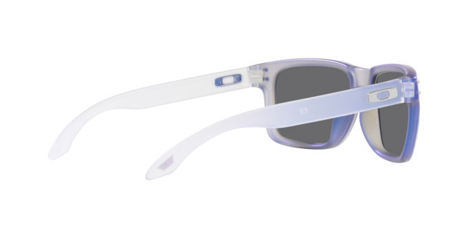 Sonnenbrillen Oakley Holbrook OO 9102 (9102X8) farbe dark matte stonewash opaline form quadratisch gläser prizm black