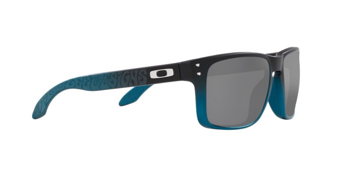 Sonnenbrillen Oakley Holbrook OO 9102 (9102X9) farbe tld blue fade form quadratisch gläser prizm black