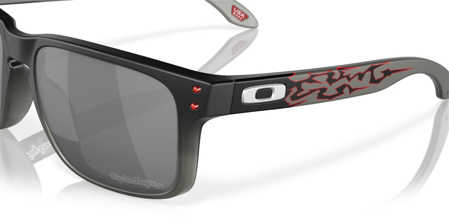Sunglasses Oakley Holbrook Troy Lee Designs OO 9102 (9102Z0) color troy lee designs black fade shape square lenses prizm black