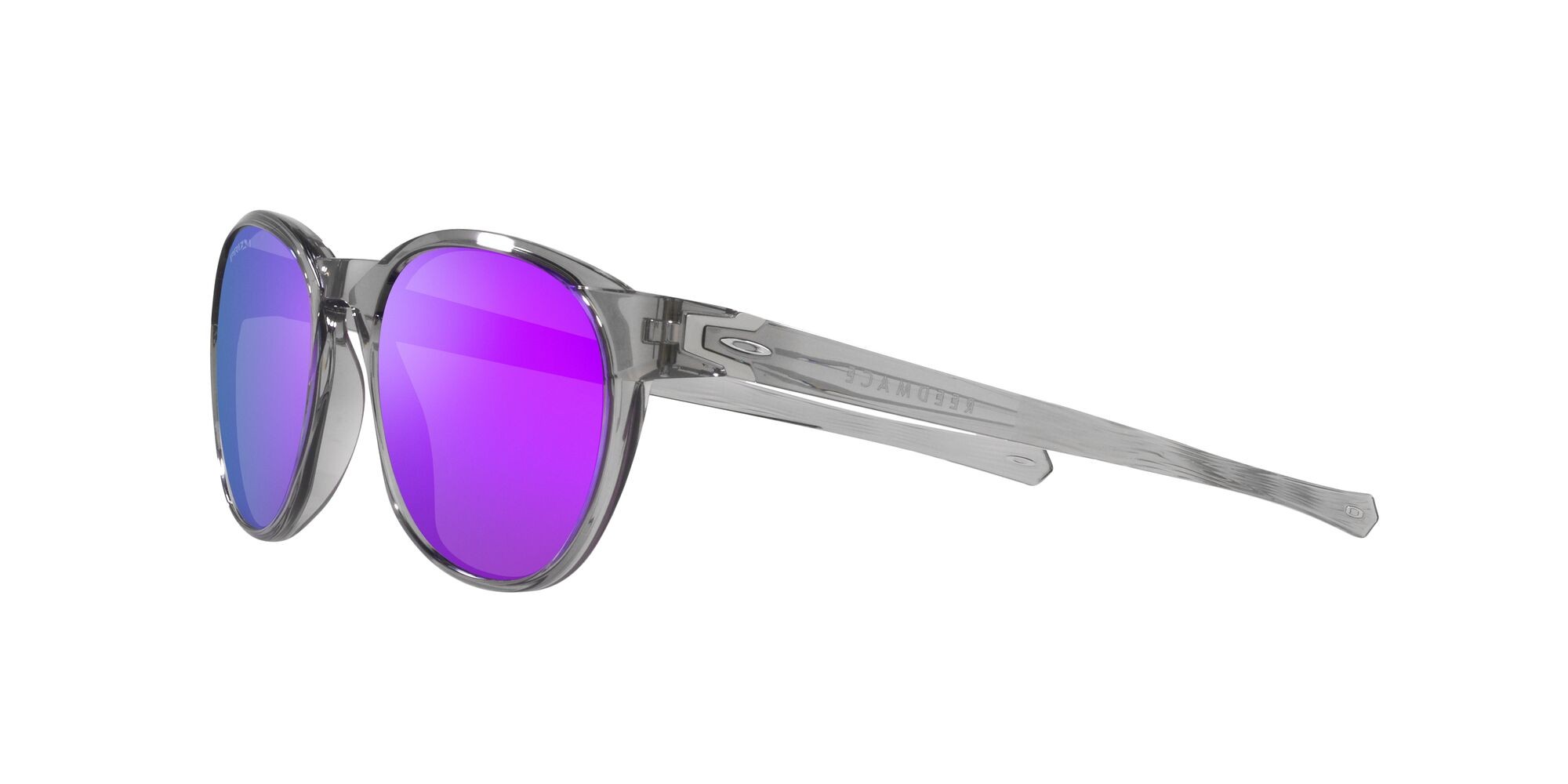 Sonnenbrillen Oakley Reedmace OO 9126 (912607) farbe grey ink form rund gläser prizm violet