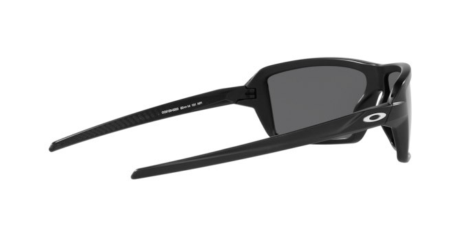 Occhiali da sole Oakley Cables OO 9129 (912902) colore matte black forma rettangolare lenti prizm black polar