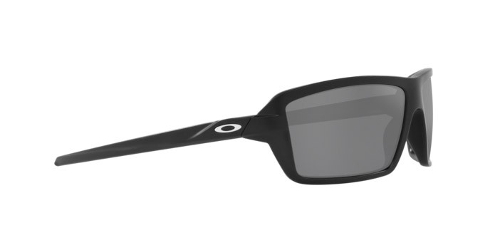 Occhiali da sole Oakley Cables OO 9129 (912902) colore matte black forma rettangolare lenti prizm black polar