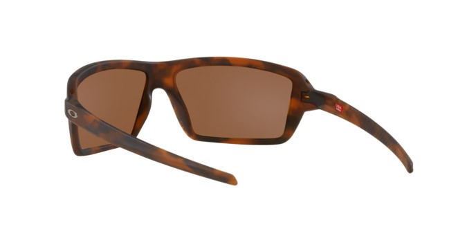 Sonnenbrillen Oakley Cables OO 9129 (912907) farbe brown tortoise form rechteckig gläser prizm tungsten polar