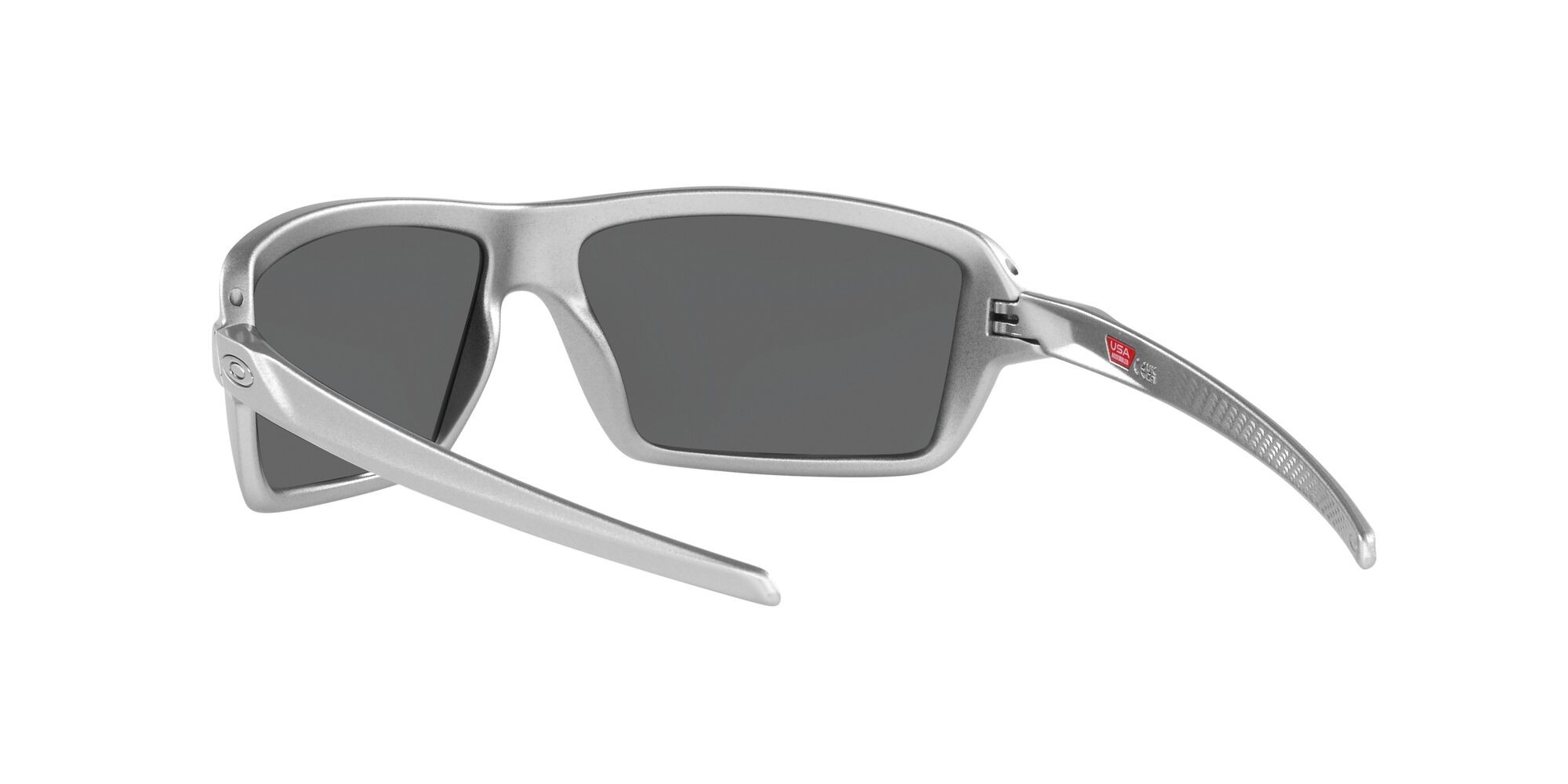 Sonnenbrillen Oakley Cables OO 9129 (912912) farbe x-silver form rechteckig gläser prizm black polarized