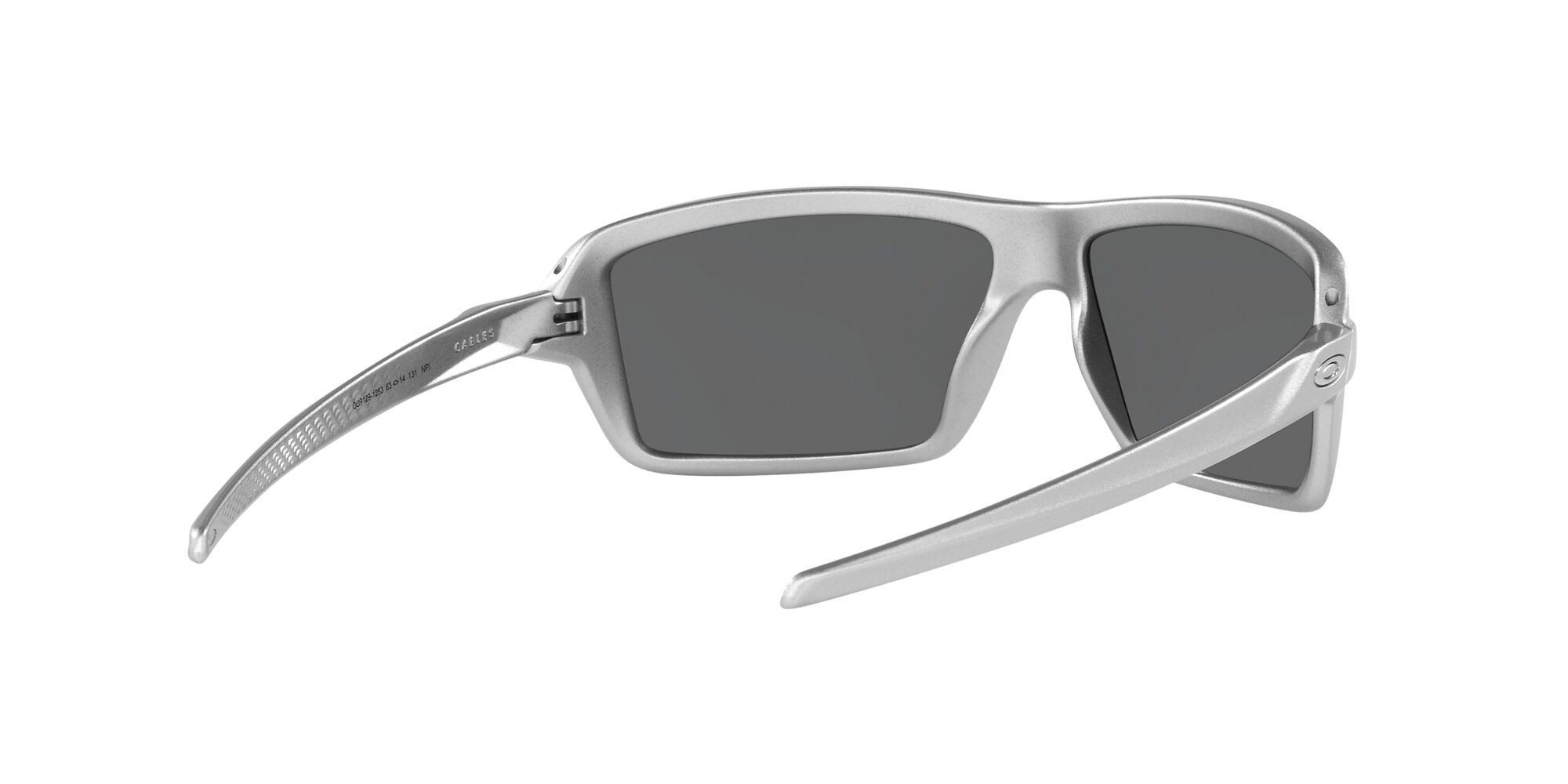 Sonnenbrillen Oakley Cables OO 9129 (912912) farbe x-silver form rechteckig gläser prizm black polarized