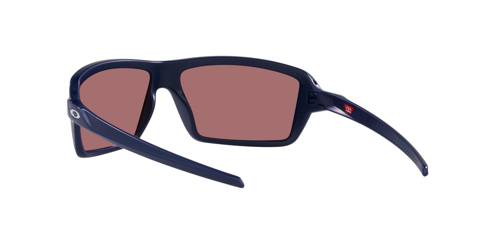 Sonnenbrillen Oakley Cables OO 9129 (912913) farbe blu navy opaco form rechteckig gläser prizm deep water polarized