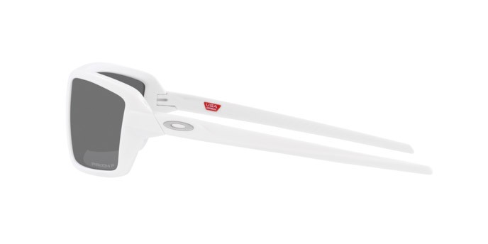 Sonnenbrillen Oakley Cables OO 9129 (912914) farbe bianco opaco form rechteckig gläser prizm black polarized