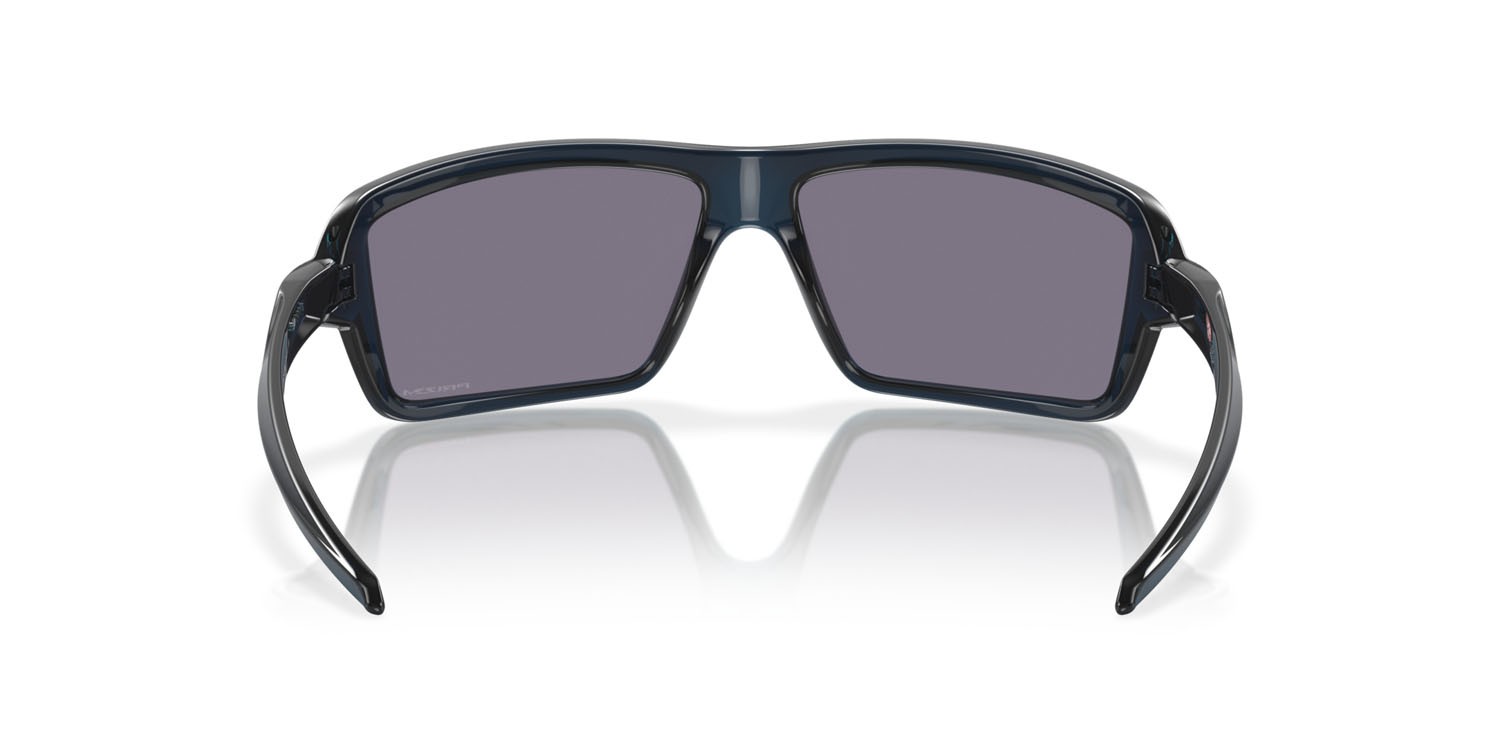 Sonnenbrillen Oakley Cables OO 9129 (912917) farbe transparent poseidon form rechteckig gläser prizm grey