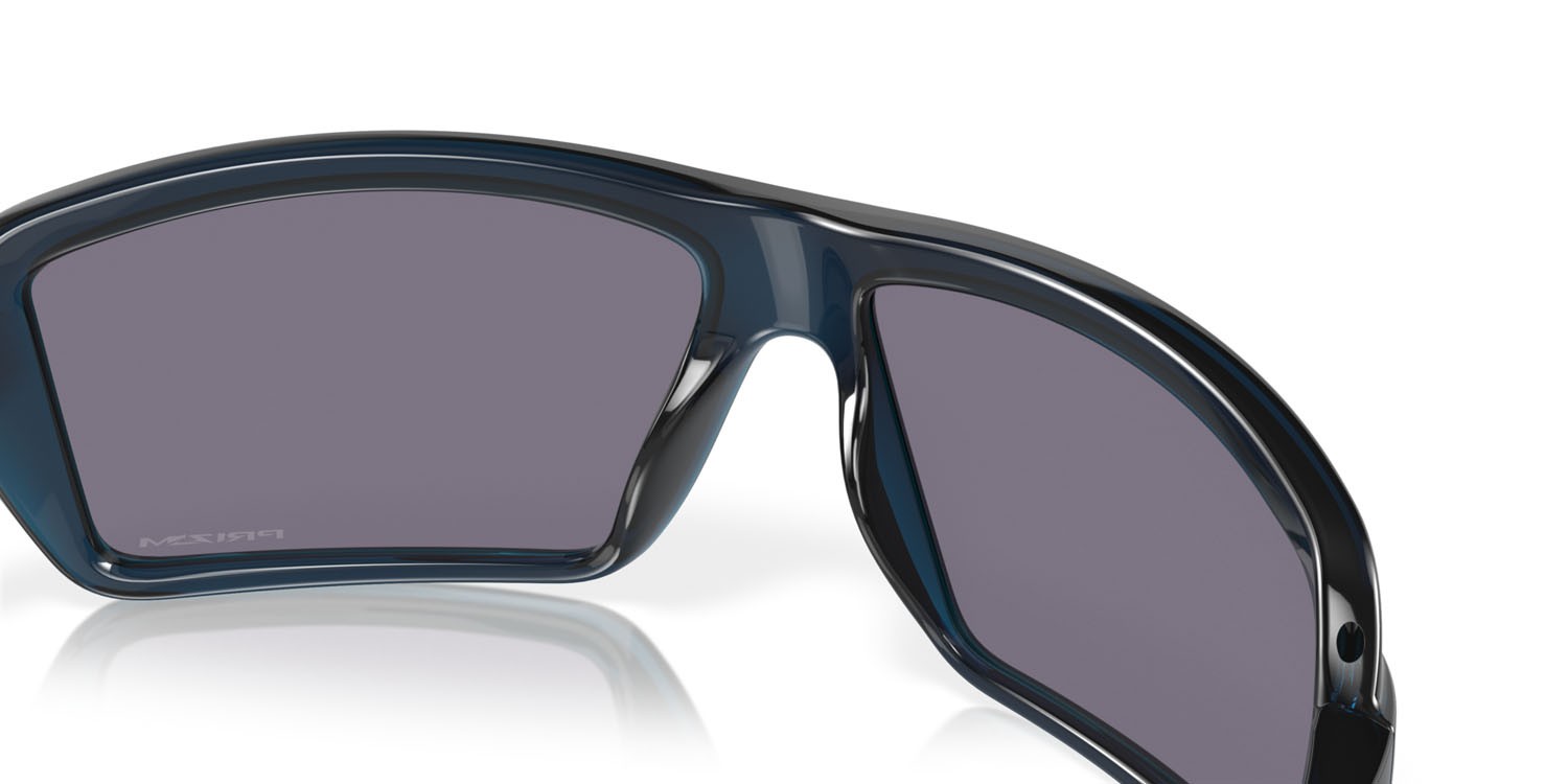 Sonnenbrillen Oakley Cables OO 9129 (912917) farbe transparent poseidon form rechteckig gläser prizm grey
