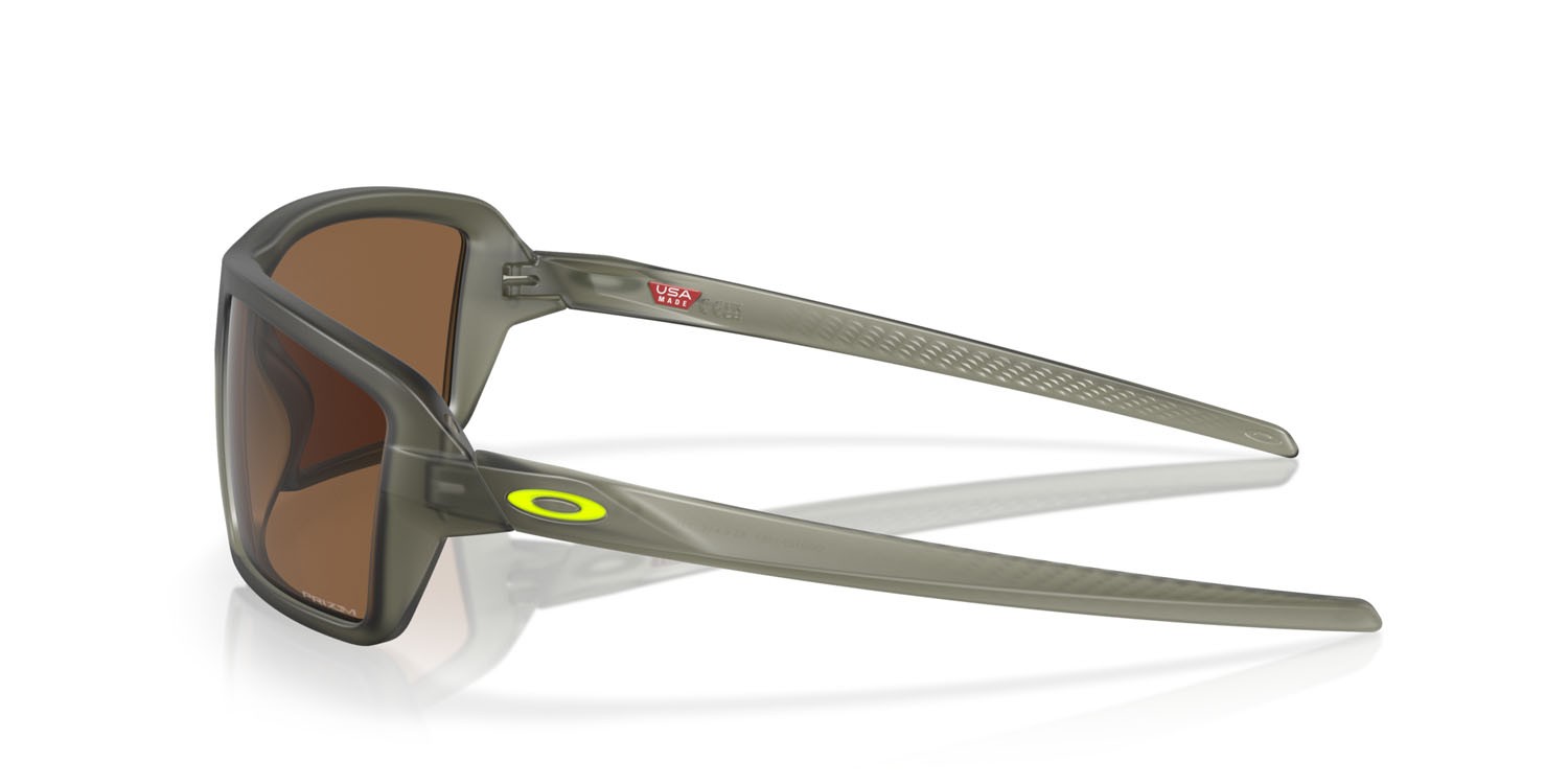 Sonnenbrillen Oakley Cables OO 9129 (912919) farbe olive ink opaco form rechteckig gläser prizm bronze