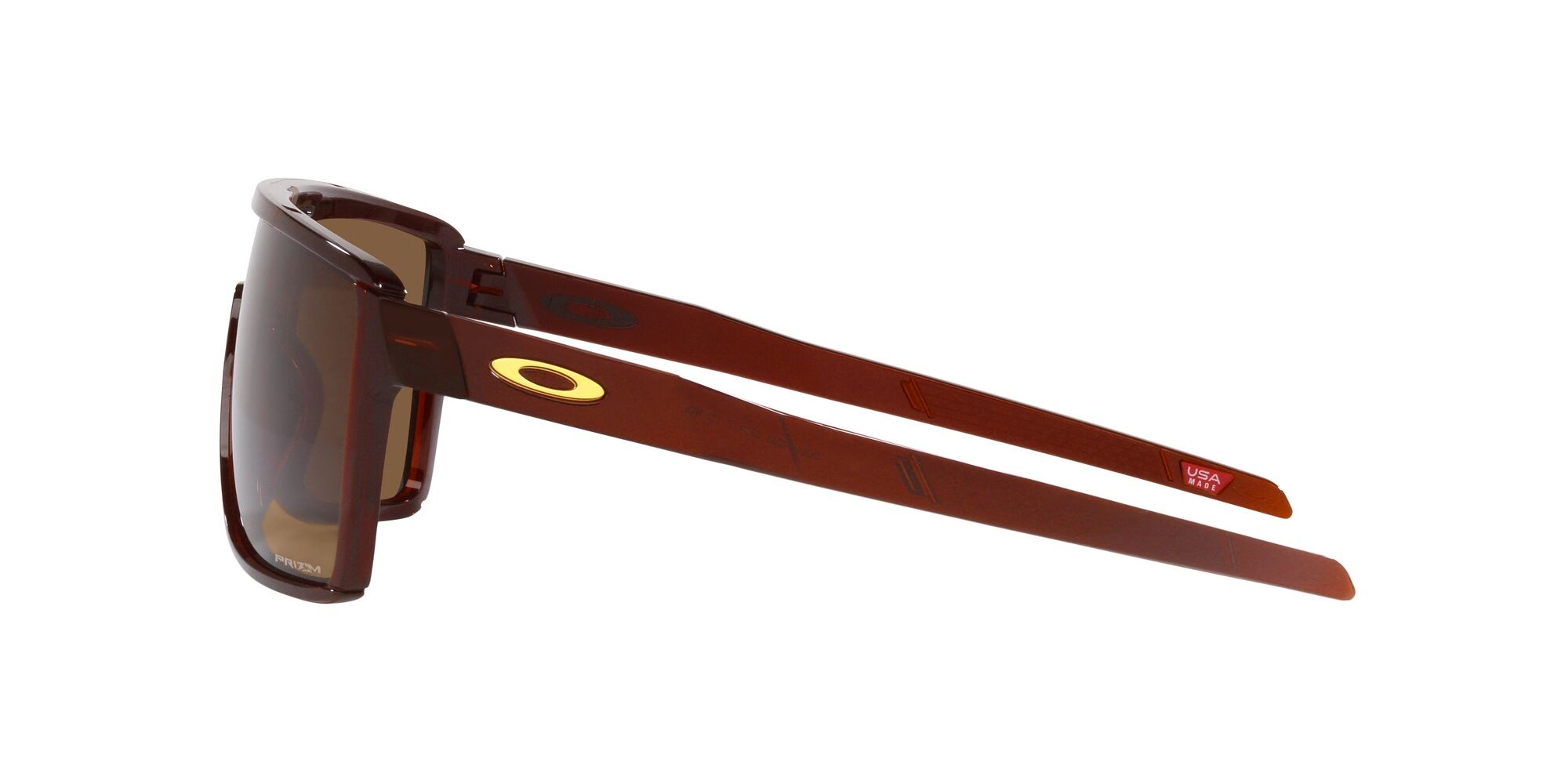 Sonnenbrillen Oakley Castel OO 9147 (914703) farbe rootbeer form rechteckig gläser prizm bronze