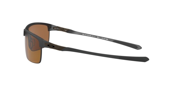 Sunglasses Oakley Carbon blade OO 9174 (917410) color matte carbon fiber shape rectangle lenses prizm tungsten polarized