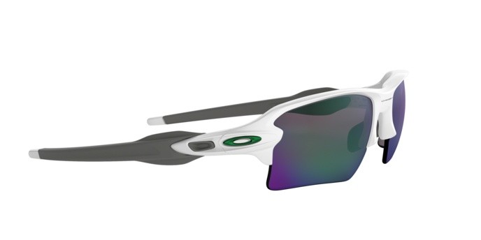 Occhiali da sole Oakley Flak 2.0 xl OO 9188 (918892) colore polished white forma rettangolare lenti prizm jade