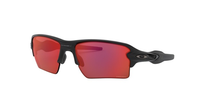 Sonnenbrillen Oakley Flak 2.0 xl OO 9188 (9188A7) farbe matte black form rechteckig gläser prizm trail torch