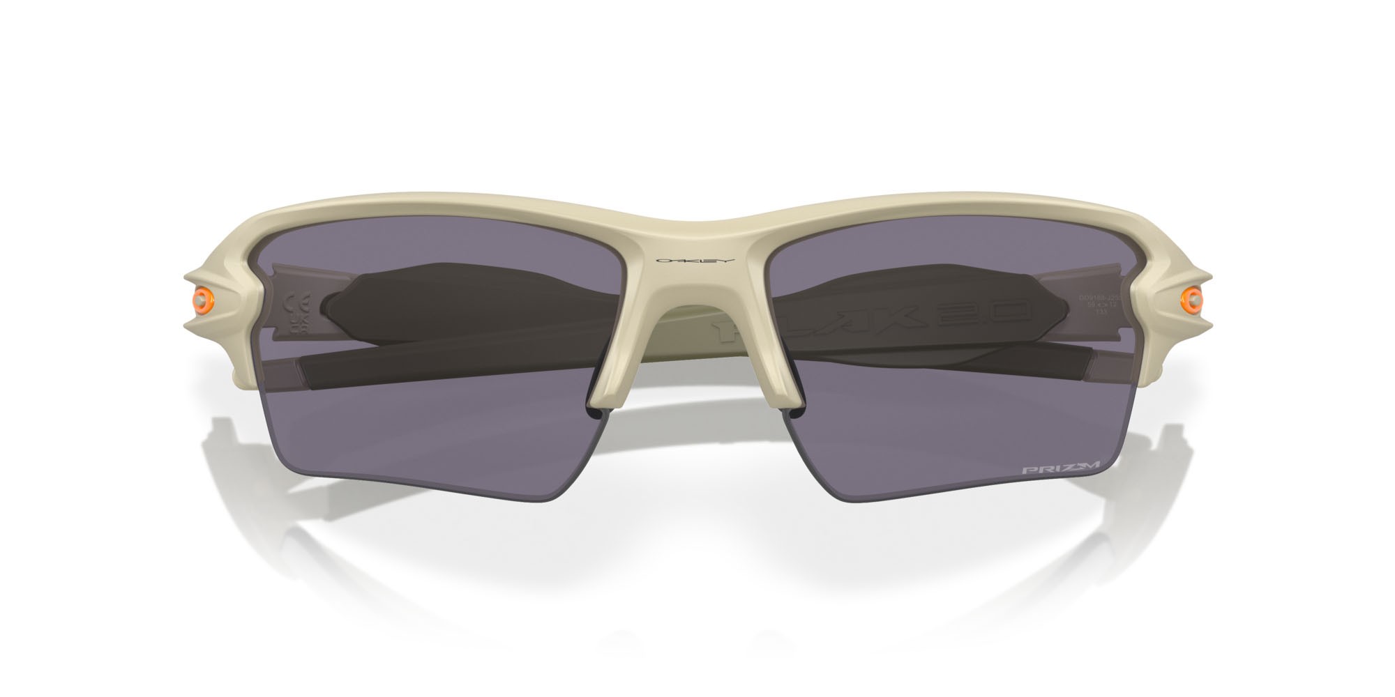 Sonnenbrillen Oakley Flak 2.0 XL OO 9188 (9188J2) farbe sabbia opaco form rechteckig gläser prizm grey