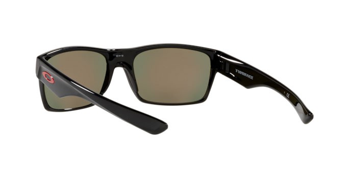 Sonnenbrillen Oakley Twoface OO 9189 (918947) farbe polished black form quadratisch gläser prizm ruby