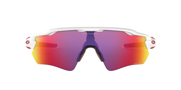 Sonnenbrillen Oakley Radar ev path OO 9208 (920805) farbe polished white form rechteckig gläser prizm road